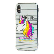 Чохол Lovely для iPhone X / Xs єдиноріг