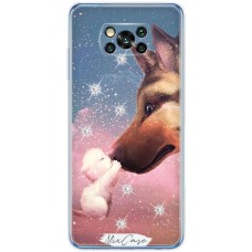 Чохол для Xiaomi Poco X3 / X3 Pro Mixcase love you дизайн 3