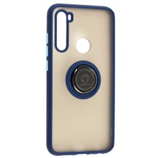 Чохол для Xiaomi Redmi Note 8 LikGus Edging Ring синій