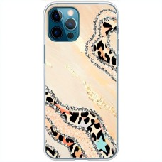 Чохол для iPhone 14 Pro MixCase Леопард кристал