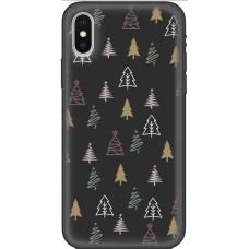 Чохол для iPhone X / Xs MixCase Новий рік ялинки