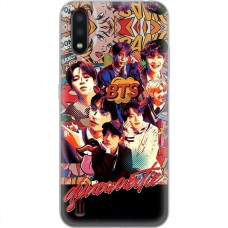 Чохол для Samsung Galaxy A01 (A015) MixCase BTS комікс