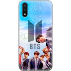 Чохол для Samsung Galaxy A01 (A015) MixCase BTS вигляд знизу