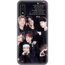 Чохол для Samsung Galaxy A01 (A015) MixCase BTS текст пісні