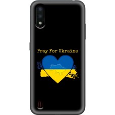 Чохол для Samsung Galaxy A01 (A015) MixCase патріотичні pray for Ukraine