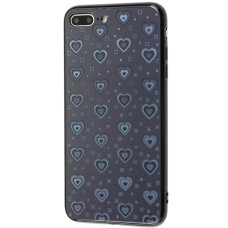 Чохол для iPhone 7 Plus / 8 Plus glass 3D чорний
