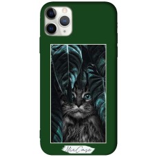 Чохол для iPhone 11 Pro Max Mixcase green дизайн 17
