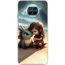 Чохол для Xiaomi Mi 10T Lite MixCase асорті дівчинка і дракончик