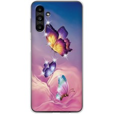 Чохол для Samsung Galaxy A14 MixCase стрази Butterflies