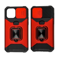 Чохол для iPhone 11 Pro Ring Card ударостійкий червоний