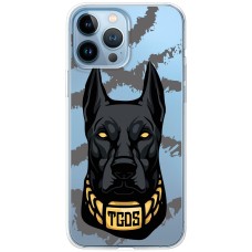Чохол для iPhone 13 Pro Max MixCase звірі доберман