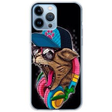 Чохол для iPhone 13 Pro Max MixCase звірі стильний кіт