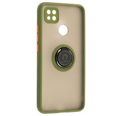 Чохол для Xiaomi Redmi 9C / 10A LikGus Edging Ring хакі