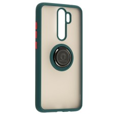 Чохол для Xiaomi  Redmi Note 8 Pro LikGus Edging Ring оливковий