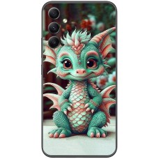 Чохол для Samsung Galaxy A5S (A057) MixCase асорті зелений дракончик