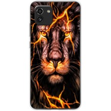 Чохол для Samsung Galaxy A03 (A035) Mixcase тварини вогняний лев