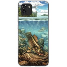Чохол для Samsung Galaxy A03 (A035) Mixcase рибалка окунь