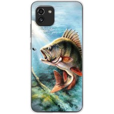 Чохол для Samsung Galaxy A03 (A035) Mixcase рибалка окунь 2