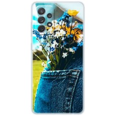 Чохол для Samsung Galaxy A13 (A135) MixCase патріотичні квіти України