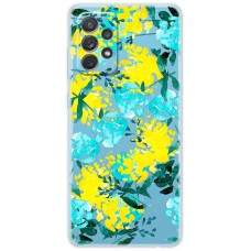 Чохол для Samsung Galaxy A13 (A135) MixCase патріотичні жовто-блакитні квіти