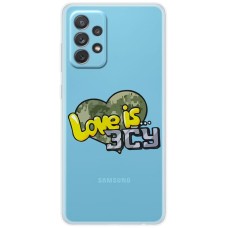 Чохол для Samsung Galaxy A13 (A135) MixCase патріотичні Love is ЗСУ
