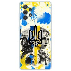 Чохол для Samsung Galaxy A13 (A135) MixCase патріотичні сильні та нескорені