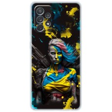 Чохол для Samsung Galaxy A13 (A135) MixCase патріотичні Нездоланна Українка