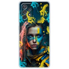 Чохол для Samsung Galaxy A13 (A135) MixCase патріотичні воєвнича Українка