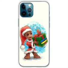 Чохол для iPhone 14 Pro Max MixCase Новий рік Грут із подарунком