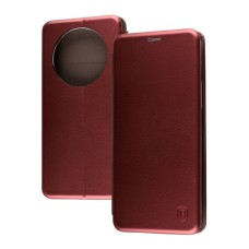 Чохол книжка Premium для Xiaomi Redmi A3 бордовий