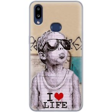 Чохол для Samsung Galaxy A10s (A107) MixCase графіті I love life