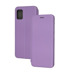 Чохол книжка Premium для Samsung Galaxy A31 (A315) світло-бузковий