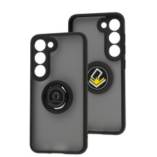 Чохол для Samsung Galaxy S23 (S911) LikGus Edging Ring чорний