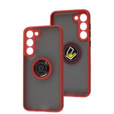 Чохол для Samsung Galaxy S23+ (S916) LikGus Edging Ring червоний