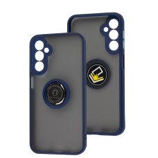 Чохол для Samsung Galaxy S23+ (S916) LikGus Edging Ring синій
