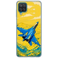 Чохол для Samsung Galaxy A12 / M12 MixCase патріотичні літак