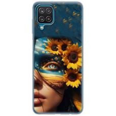 Чохол для Samsung Galaxy A12 / M12 MixCase патріотичні сяйво в очах