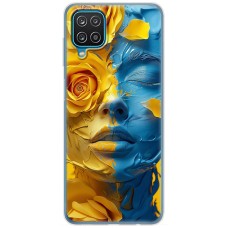 Чохол для Samsung Galaxy A12 / M12 MixCase патріотичні розмальована фарбами