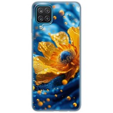 Чохол для Samsung Galaxy A12 / M12 MixCase патріотичні жовта квітка