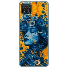 Чохол для Samsung Galaxy A12 / M12 MixCase патріотичні жіноча блакить