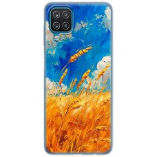 Чохол для Samsung Galaxy A12 / M12 MixCase патріотичні Хліб України фарбою