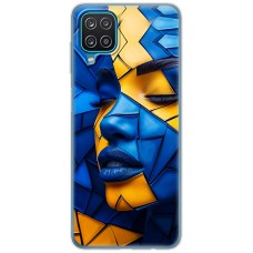Чохол для Samsung Galaxy A12 / M12 MixCase патріотичні геометрія обличчя
