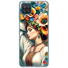 Чохол для Samsung Galaxy A12 / M12 MixCase патріотичні спляча красуня