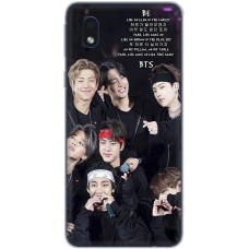 Чохол для Samsung Galaxy A01 Core (A013) MixCase BTS текст пісні