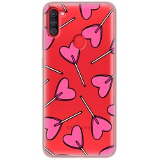Чохол для Samsung Galaxy A11 / M11 MixCase день закоханих цукерка серце