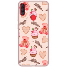 Чохол для Samsung Galaxy A11 / M11 MixCase день закоханих плюшевий ведмедик