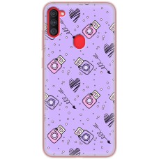 Чохол для Samsung Galaxy A11 / M11 MixCase день закоханих фото фіолетовий