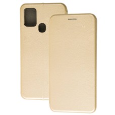 Чохол книжка Premium для Samsung Galaxy A21s (A217) золотистий