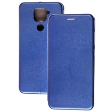 Чохол книжка Premium для Xiaomi Redmi Note 9 темно-синій