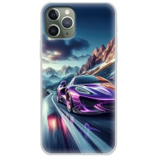 Чохол для iPhone 11 Pro MixCase машини неон в горах